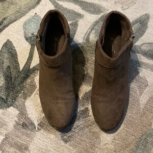 Light brown ankle boots